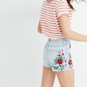 SOLD! The Perfect Jean Short: Embroidered Edition